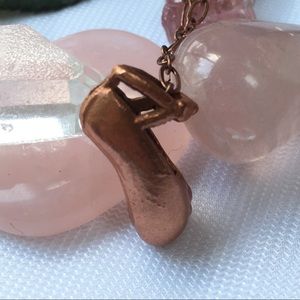 Barbie Ballet Slipper Dance Shoe Handmade Necklace